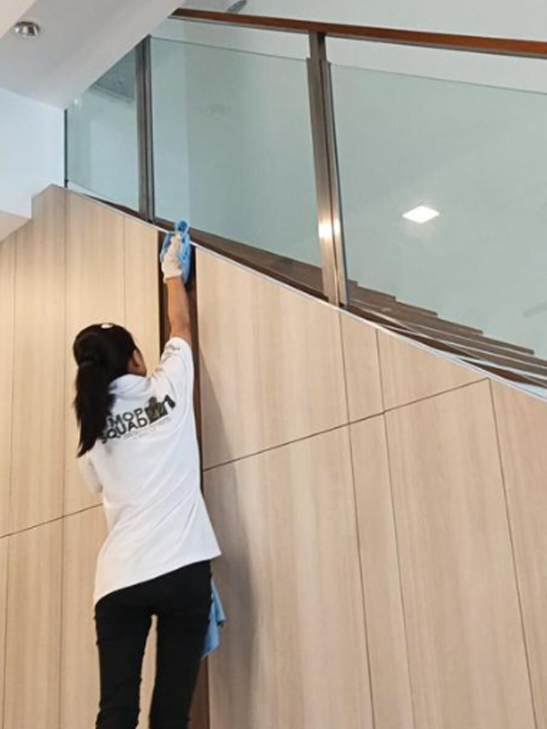 Home Cleaning - Cleaning Stairway